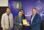 تقدیر نمایندگان اعضای هیئت علمی از رئیس دانشگاه ملی مهارت 2