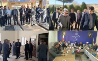 بازدید رئیس و جمعی از مسئولین دانشگاه ملی مهارت استان کرمانشاه از آموزشکده اسلام آباد غرب