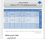 تقویم آموزشی 405ـ1404 2