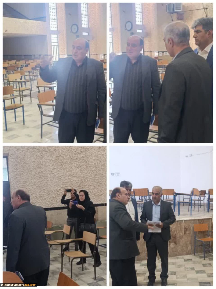 بازدید مدیر کل محترم دفتر برنامه ریزی استانداری و بخشدار مرکزی 

