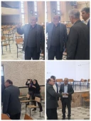 بازدید مدیر کل محترم دفتر برنامه ریزی استانداری و بخشدار مرکزی 
 در تاریخ ۱۴۰۴/۰۷/۲۹ دومین جلسه هماهنگی برگزاری نمایشگاه هفته پژوهش و فناوری در شهرستان اسلام آباد غرب، با حضور مهندس بسطامی مدیر کل برنامه ریزی و تحول اداری، جمعی از مدیران دانشگاه‌ها و ادارات و بخشدارها، به میزبانی آموزشکده ملی مهارت برگزار شد.
هدف از تشکیل این جلسه، برنامه‌ریزی جهت شکل گیری کمیته تخصصی دانشگاه، متشکل از دو تیم علمی و داوری بوده و خلاقیت و نوآوری، ایده پردازی، تأ