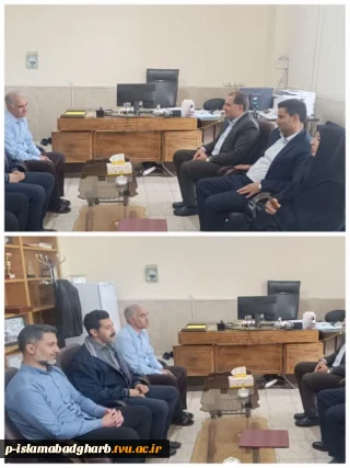 دیدار ریاست و کارکنان واحد آموزش بنیاد شهید و امور ایثارگران با ریاست و معاونت آموزشکده