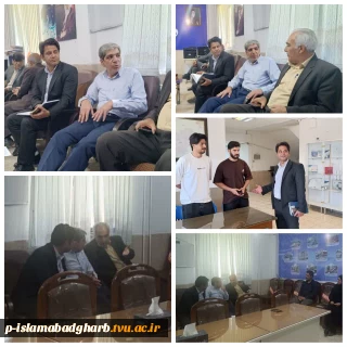 بازدید هیئت نظارت و ارزیابی دانشگاه رازی