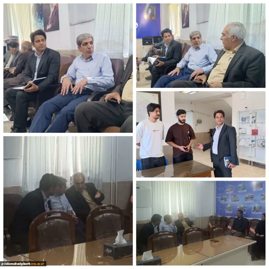 بازدید هیئت نظارت و ارزیابی دانشگاه رازی 2