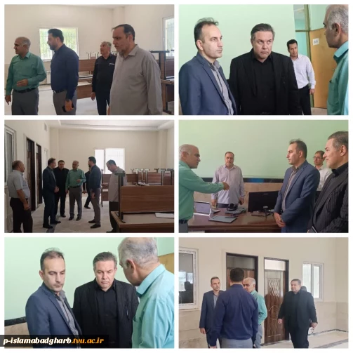 بازدید معاونت آموزشی و مسئول نظارت و ارزیابی کیفیت استان از آموزشکده