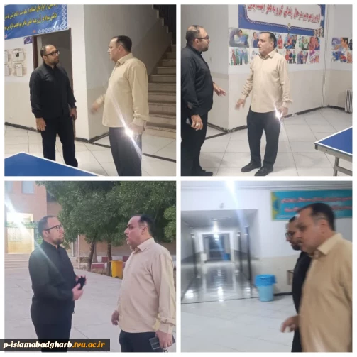 بازدید معاونت عمرانی فرمانداری اسلام‌آباد غرب از موکب آموزشکده