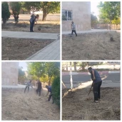 آماده‌سازی محوطه آموزشکده