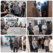 بازدید شبانه مسئولان آموزشکده از سرای دانشجویی شهید احمدی روشن